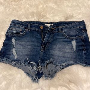 Denim shorts H&M